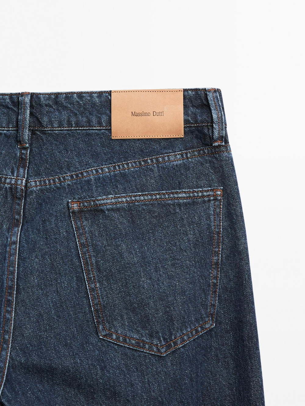 Massimo Dutti Джинсы Slim Fit, глубокий синий
