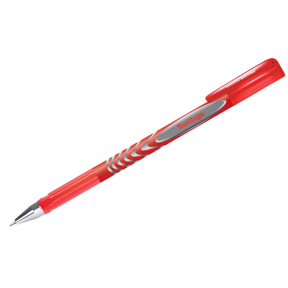Ручка гелевая Berlingo &quot;G-Line&quot; красная, 0,5мм, игольчатый стержень