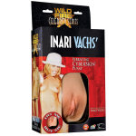 Мастурбатор-вагина с вибрацией и углублениями под пальцы - 16 см.