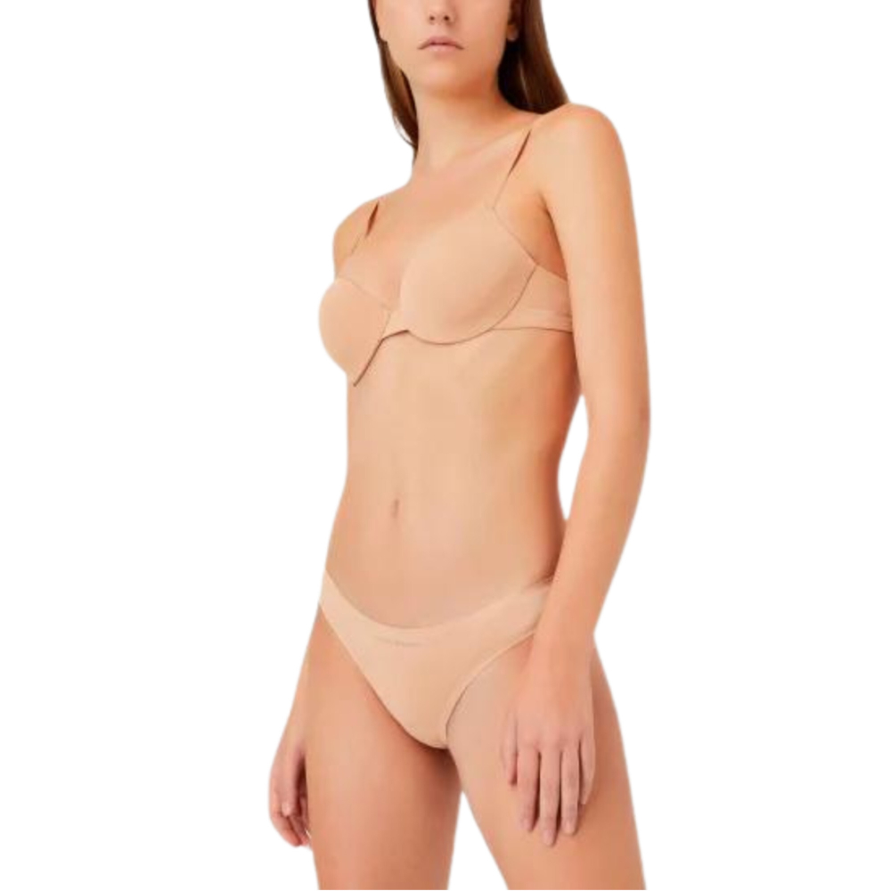 Женские трусы тонги набор из 2 штук (телесные) Emporio Armani 163333_CC284 09670