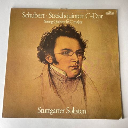 Винтажная виниловая пластинка LP Franz Schubert Шуберт, Stuttgarter Solisten, Streichquintett C Dur (Германия 1978)
