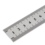 Набор металлических линеек для измерения 30 см, 2 шт, MC-Basir, большая стальная измерительная (чертежная) линейка с делениями длиной 300 мм