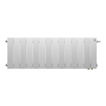 Радиатор биметаллический Royal Thermo PianoForte 300 Bianco Traffico 14 секций VDR (нижнее правое подключение)