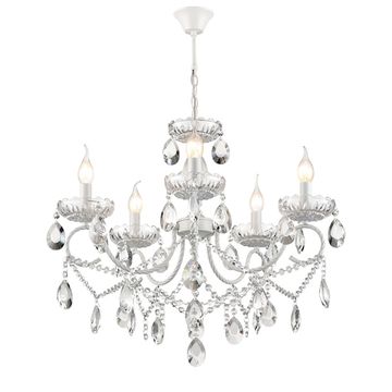 Подвесная люстра 5*E14 8189/5 белый Snow Lumion