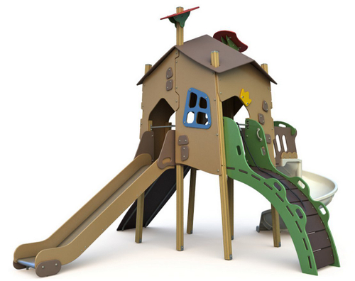 Игровой комплекс Домик Бабы Яги ИКС-1.301