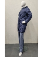 Пальто с капюшоном демисезонное