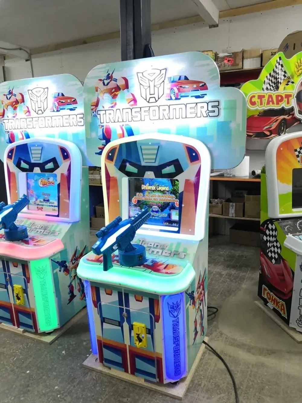 Детский автомат с видеоигрой 20 в 1 «Робот»