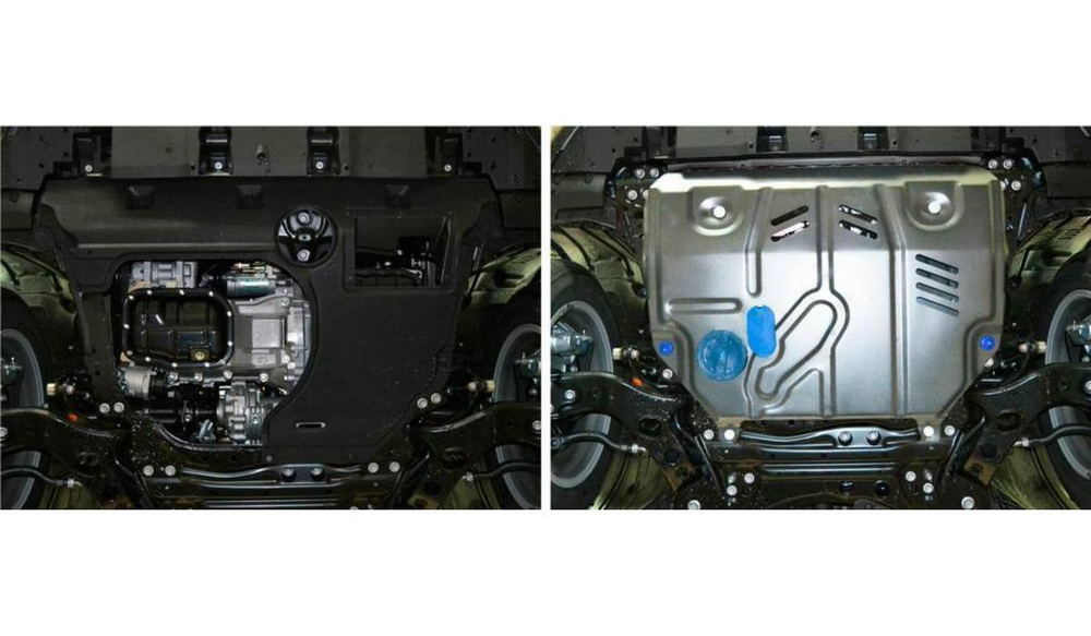 Защита картера и КПП Rival для Lexus NX 200 (V - 2.0 (150 л.с.)) 2014-2017 2017-н.в., штампованная, алюминий 3 мм, с крепежом, 333.3211.1