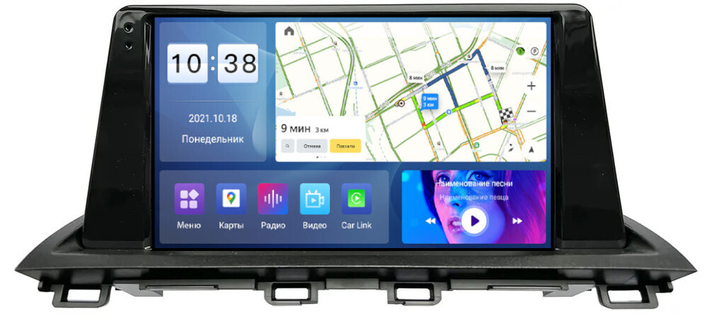 Магнитола для Mazda CX-4 2016-2024 (штатный монитор) - Parafar PF086XHD на Android 13, 8-ядер, 4Гб+64Гб, CarPlay, 4G SIM-слот