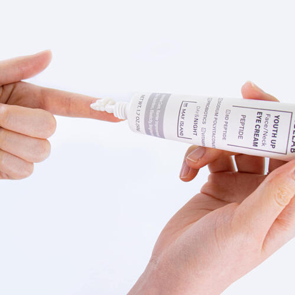 May Island Крем для кожи вокруг глаз с пептидами - Agelab youthup face/neck/eye cream peptide, 50г