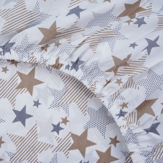 Простыня на резинке  Сартем,  140x200х30 , ранфорс  DOMTEKC