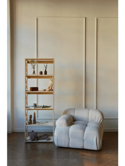 Стеллаж деревянный высокий этажерка для хранения