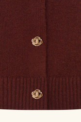 Кардиган из кашемира ((Roselle)), шоколадный