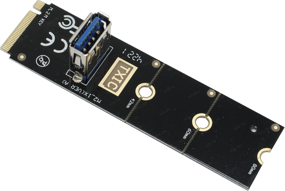 Espada &lt;M2U3&gt; Переходник Riser card M2 2280/2260/2242 to USB3.0
