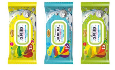 Салфетки влажные Vestar антибактериальные 15 шт