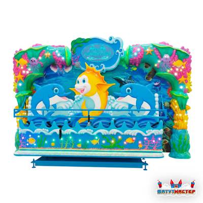 Аттракцион скамейка «Морские приключения», 10 мест,  4,85×1,65×3,1 м