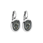 Серьги Qudo Tivola Silver Night 303126 BW/S