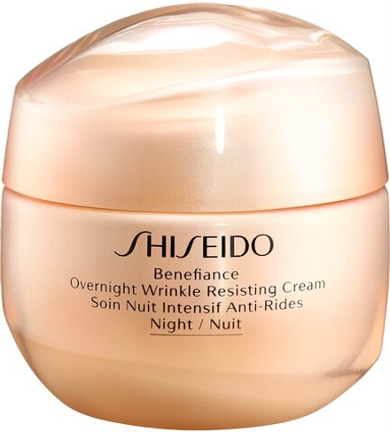 Shiseido Benefiance Overnight Wrinkle Resist Cream - ночной крем от морщин /   50  ml  / GTIN 768614166597