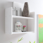 Полка настенная Ральф из массива сосны, 60x20x45 см, белая