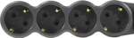 Сетевой фильтр 5bites &lt;SP4B-118&gt; Black &lt;1.8м&gt; ( 4 розетки )