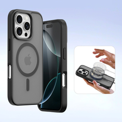 Чехол кошелек с MagSafe из TPU кожи от Dux Ducis для iPhone 16 Pro Max, серия Lawa Series Case