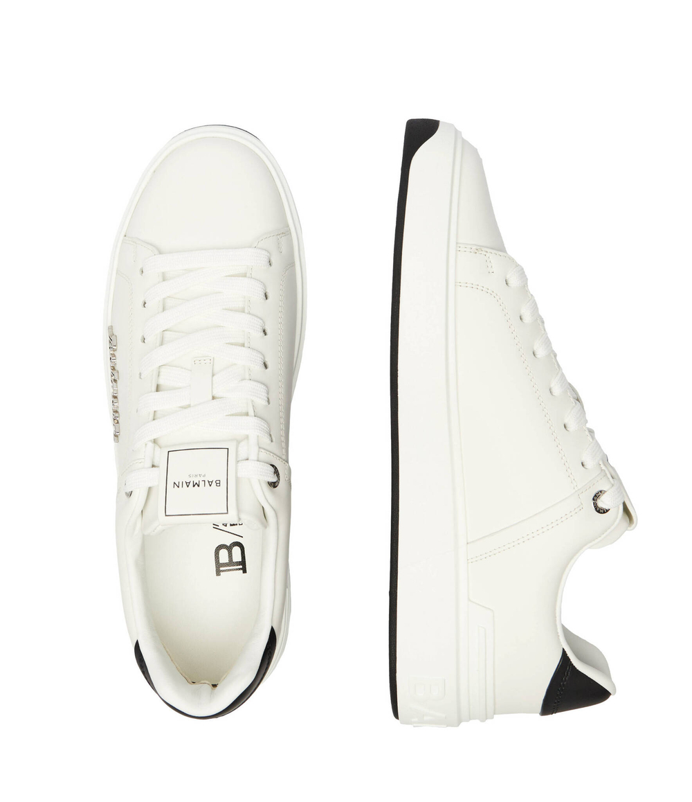 Кожаные кроссовки Balmain - белый(DM1VI288 LTSG)