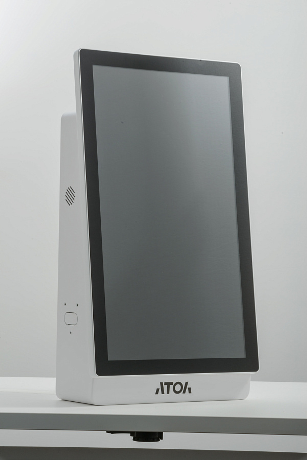 Касса самообслуживания АТОЛ КСО 3212 (21,5", miniPC:J6412, SSD, 8/128GB), без Wi-Fi, без ОС, Кр. стена, Кр. пин-пад, Кр. ФР.