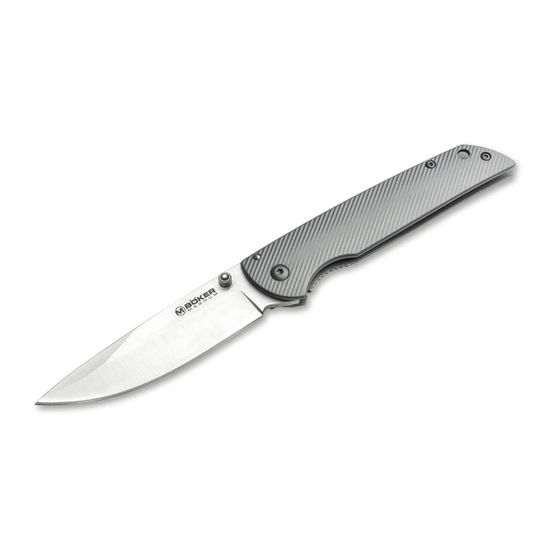 Складной нож Boker 01RY324 Eternal Classic Thumb c клинком из стали 440A, рукоять Stainless Steel