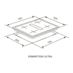 Индукционная варочная панель с вытяжкой Meferi XSMART35IX ULTRA фото 20
