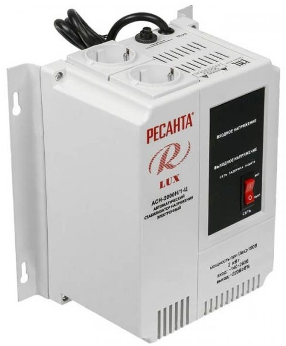 Стабилизатор напряжения Ресанта LUX АСН-2000Н/1-Ц