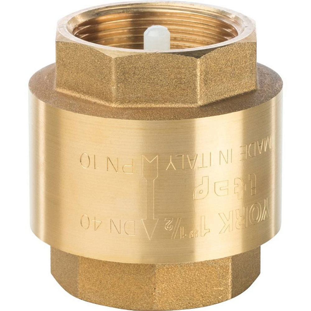 Клапан обратный STOUT - 1"1/2 (ВР/ВР, PN10, Tmax 100°C, затвор пластиковый)