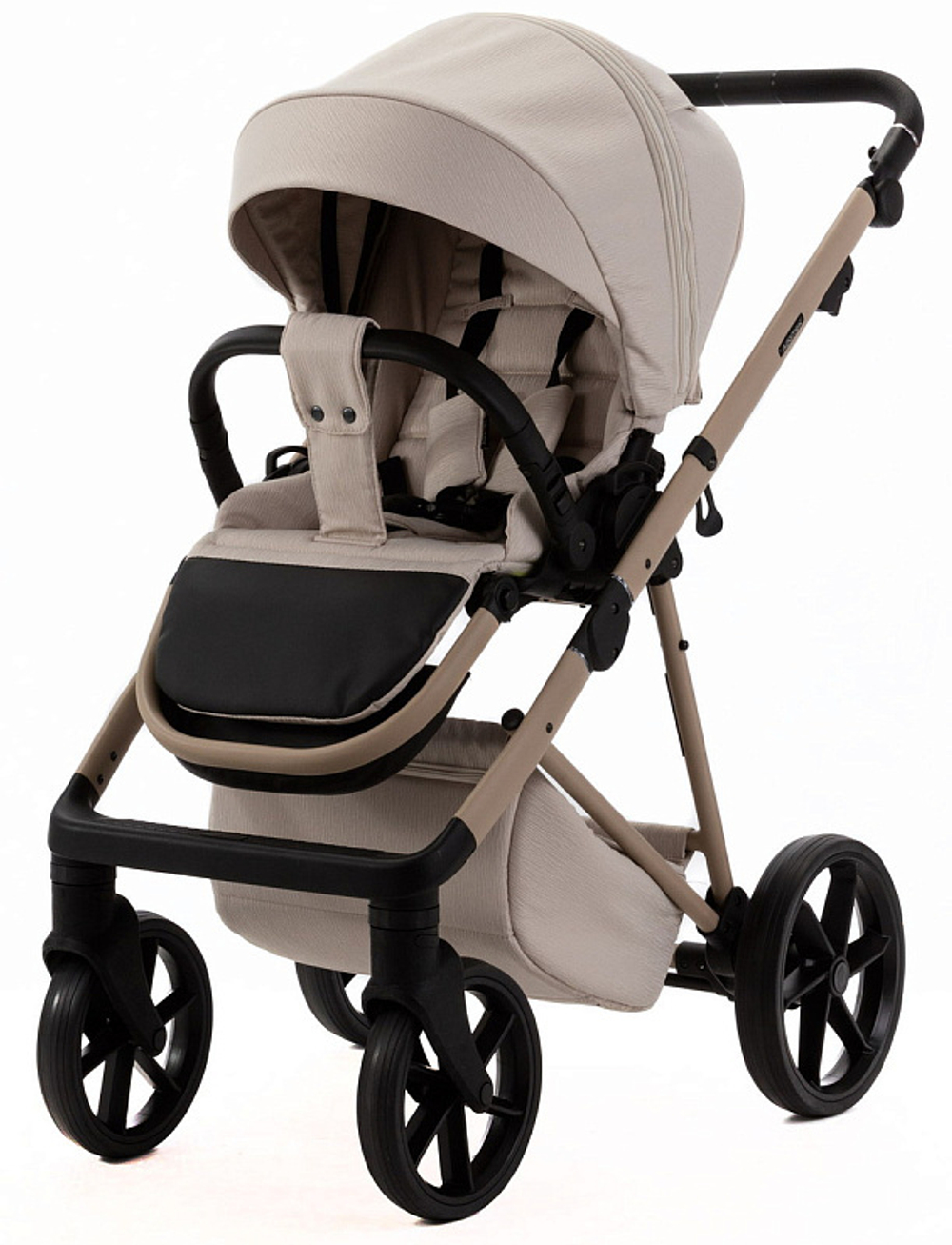 Детская коляска Adamex Delta Natura 2 в 1 DN-3-VANILLA (ВАНИЛЬ)