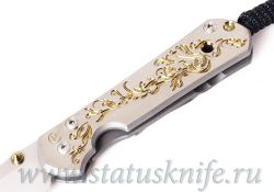 Нож Chris Reeve Small Sebenza 21 CGG Gold Leafфотография - 3