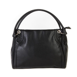 Стильная женская повседневная чёрная сумочка из экокожи Dublecity М-СД-47