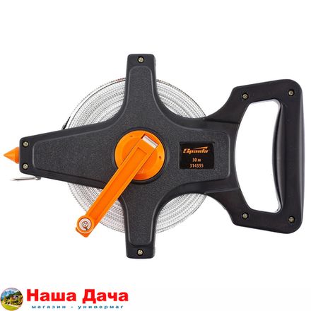 Рулетка геодезическая, 30 м х 12,5 мм, лента ПВХ, открытый корпус Sparta