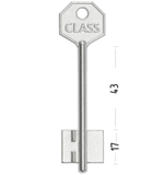 Заготовка сувальдного ключа 10669 KLS2D КЛАСС-2