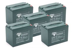 52 Ач AGM VRLA, 5 шт 6-EVF-52 (60V52A/H C3)