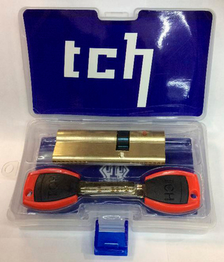 Цилиндр TCH 70мм ЦЕНТР (35\35) 2+6кл, пластик упак (015405)