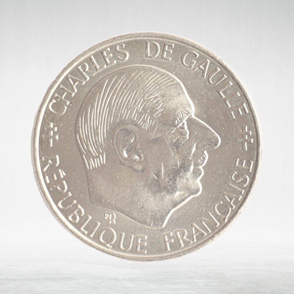 France, 1 Franc 1988 - 30th Anniversary of the Fifth Republic, VF