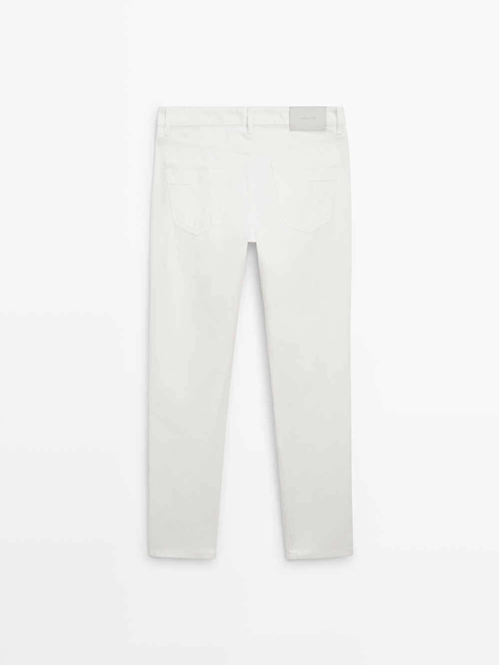 Massimo Dutti Джинсы Slim fit, белый