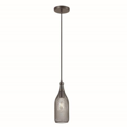 3353/1 PENDANT ODL17 496 черный Подвес E27 60W 220V BOTTLE