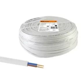 Провод ПВС 2х1,5 ГОСТ (50м), белый TDM SQ0118-0027