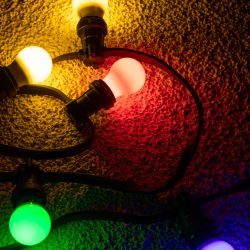 Гирлянда ЭРА ERABL-L100/S20 белт лайт светодиодная новогодняя нить уличная 100 м шаг 20