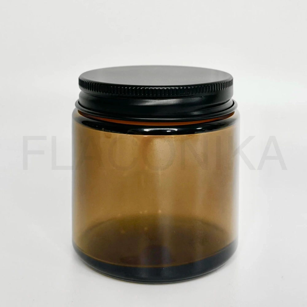 Крышка алюминиевая для банки стекло 120 мл, Черная