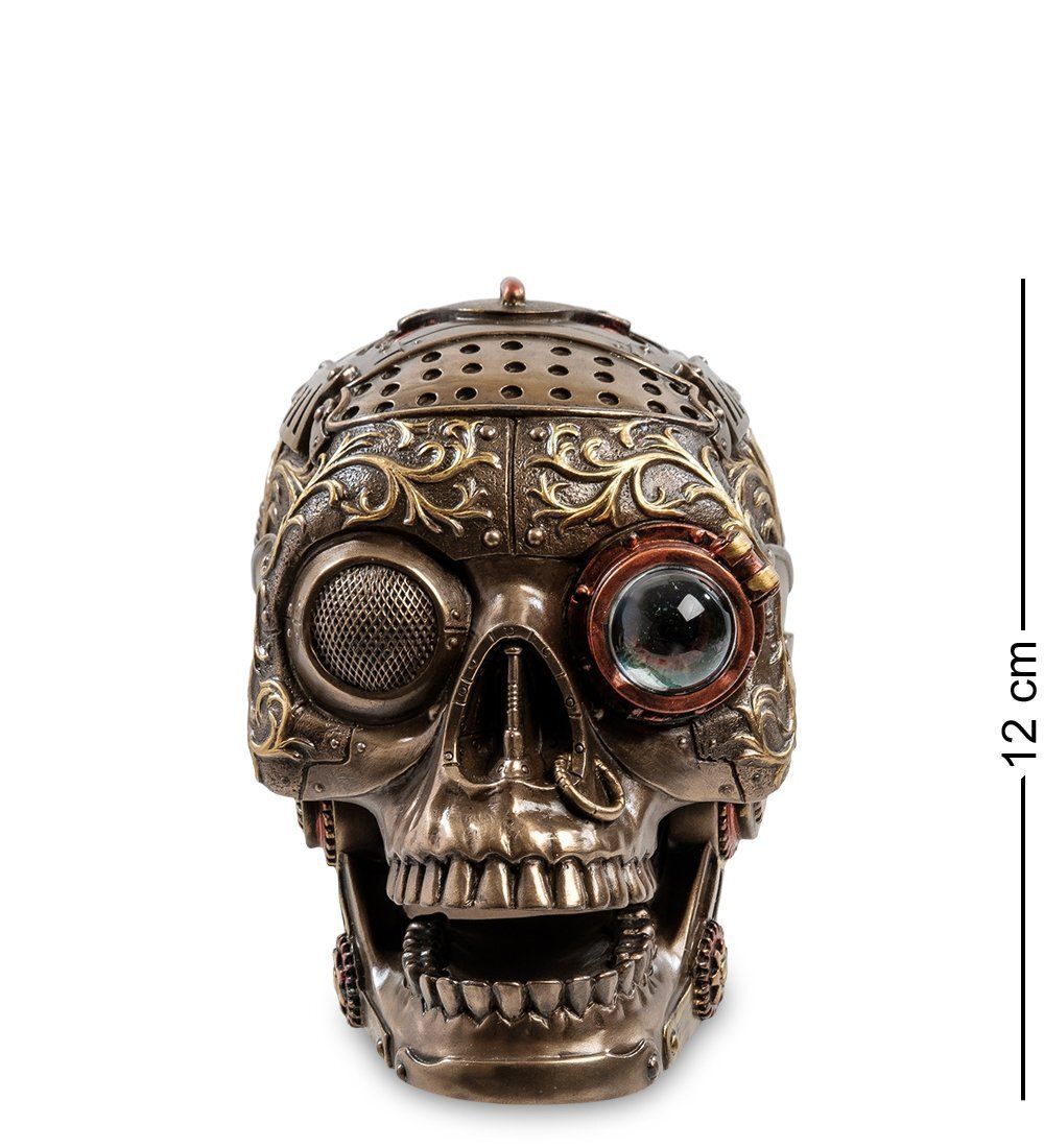 Veronese WS-909 Статуэтка в стиле Стимпанк «Череп с подвижной челюстью»