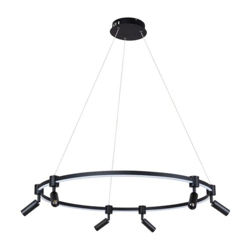 Подвесная светодиодная люстра Arte Lamp RING A2186SP-1BK