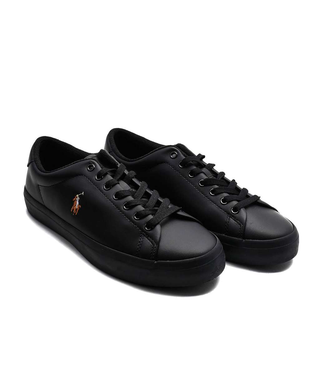 Кожаные кроссовки POLO RALPH LAUREN - черный(816884372)