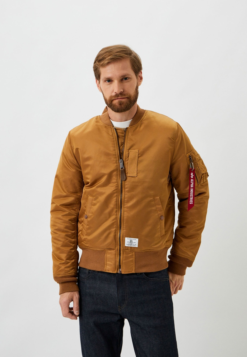 Куртка утепленная мужская ALPHA INDUSTRIES MA-1 MOD FLIGHT JACKET