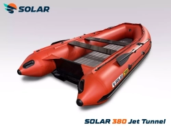 Надувная ПВХ лодка SOLAR 380 jet tunnel