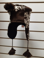 Шапка Dale of Norway Snowflake Wool Hat, артикул 4058, цвет Коричневый (R)